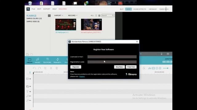 How to download "Wondershare Filmora" & how to register "Filmora Wondershare" - (Part 01) смотреть онлайн