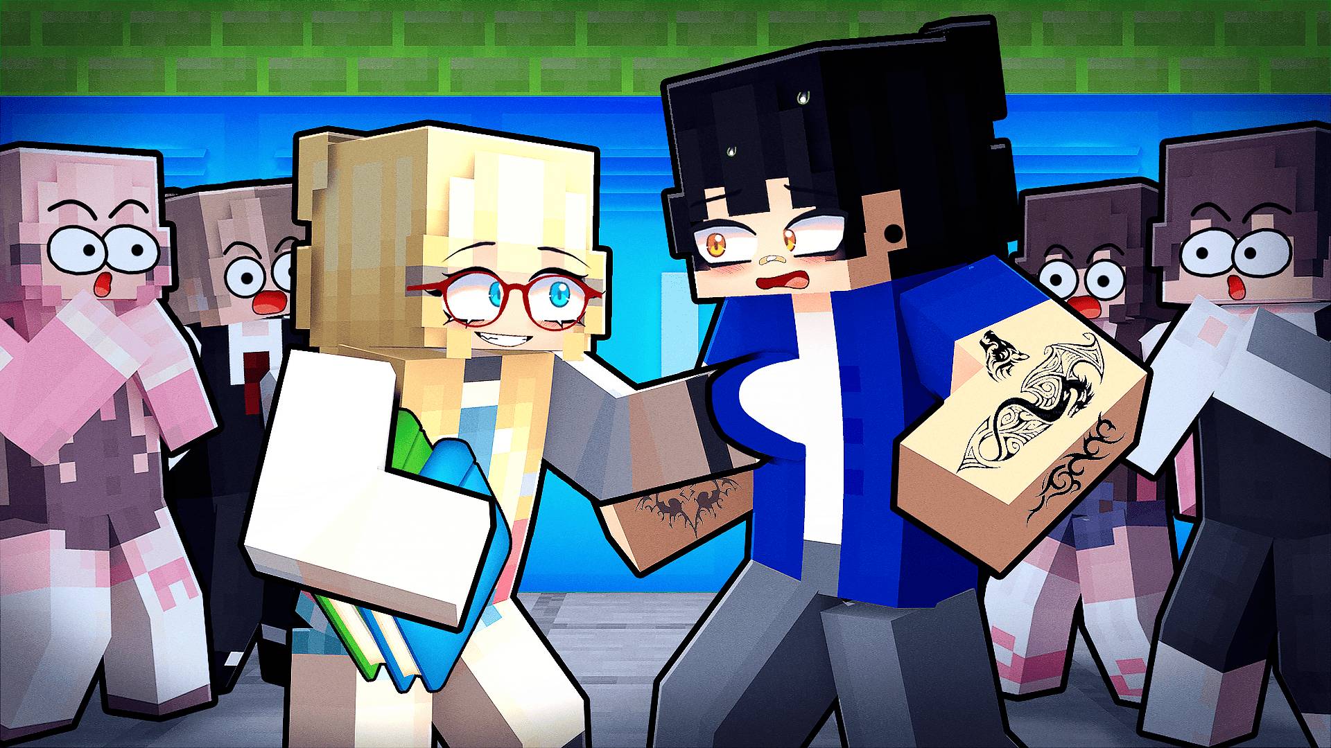 Хулиган влюбился в Ботанку в Майнкрафт! смотреть онлайн