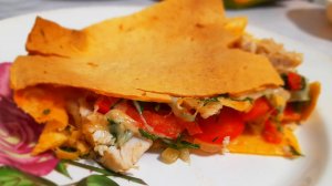 Кесадилья с курицей