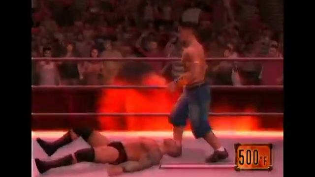 WWE SmackDown vs RAW PS2 - OPL Gameplay ( John Cena vs Randy Orton) смотреть онлайн