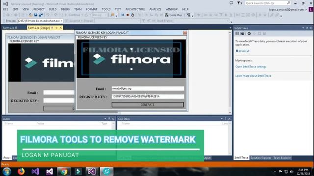 FILMORA TOOLS TO REMOVE WATERMARK BY LOGAN PANUCAT