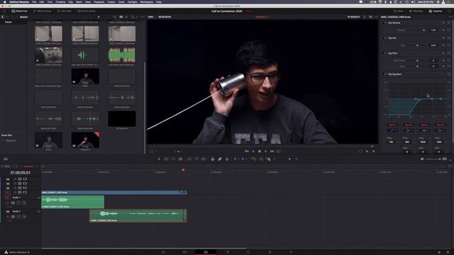 Phone Voice Effect Tutorial | Davinci Resolve (Works in ANY Software) смотреть онлайн