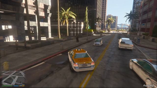 GTA V | Real Life | How much does Michael drive a 12-hour taxi get paid? | GTA V Remake Graphics смотреть онлайн