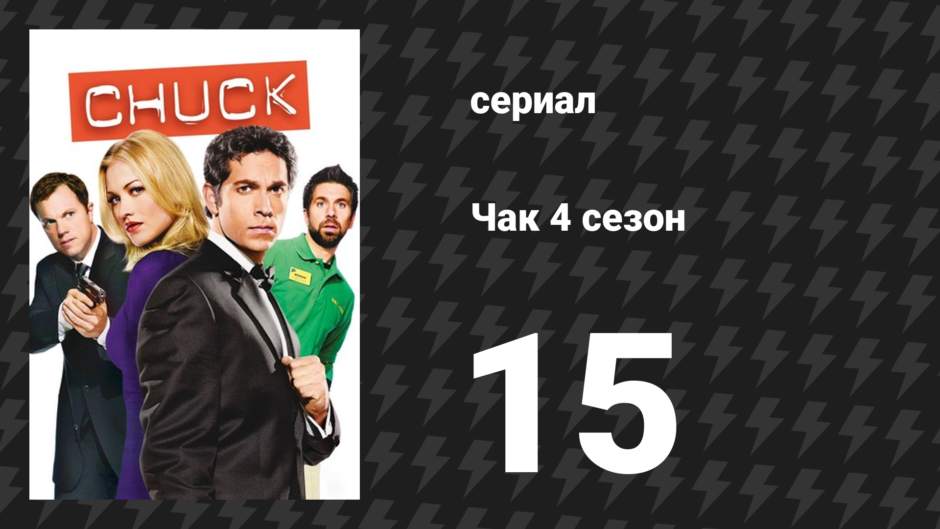 Чак 4 сезон 15 серия «Чак против отряда кошек» (сериал, 2007)