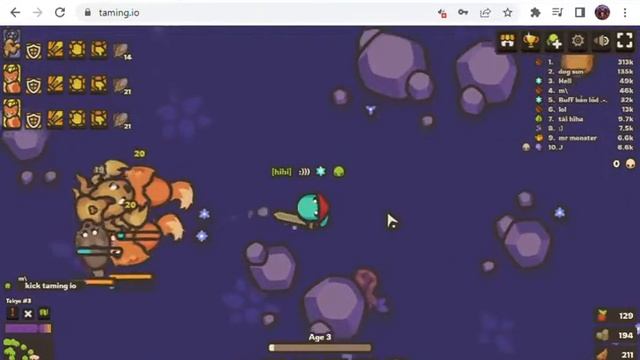 Taming io The online multiplayer survival game with pets! Google Chrome 2022 03 01 09 59 51 смотреть онлайн