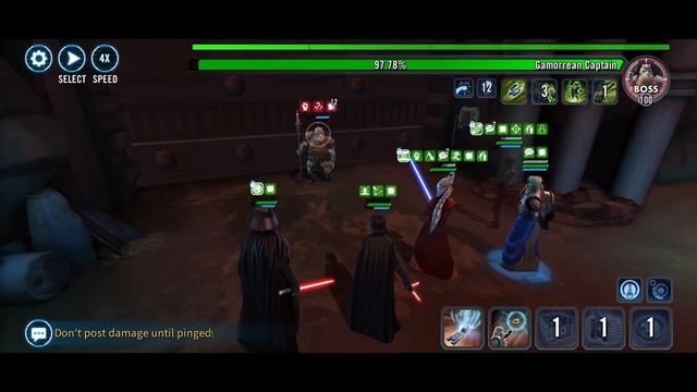 SWGOH: Challenge Rancor "The Pit": Phase 1 Darth Vader 20-24% смотреть онлайн