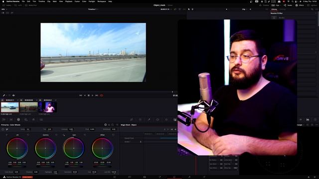 Yeni OBJECT MASK gerçekten de SİHİRLİ || Davinci Resolve 18 Studio смотреть онлайн