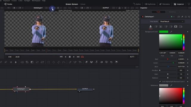 La Basi Del Green Screen | Fusion | Davinci Resolve ITA