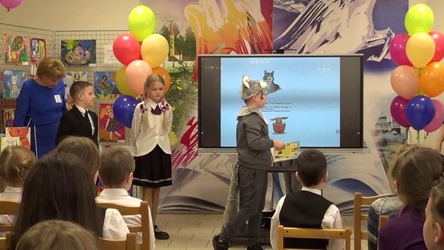 Гатчина. Детская библиотека. Открытие Недели детской книги. смотреть онлайн