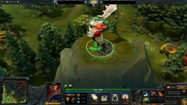 Dota 2: Sven's new set "Strength of the Future Gods" смотреть онлайн