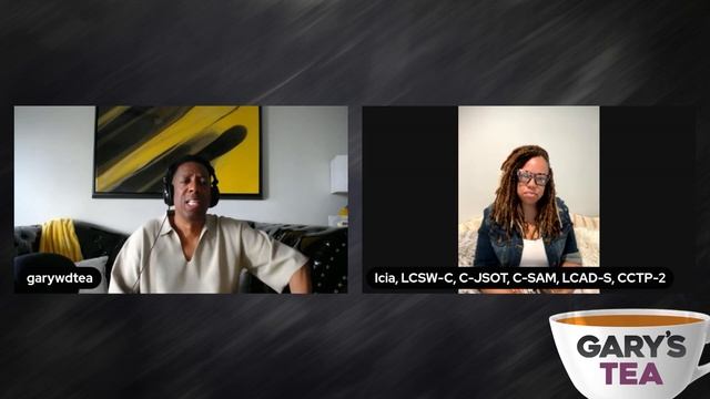 Mental Health Talk With Derrick + Icia | "Gary's Tea" Podcast смотреть онлайн