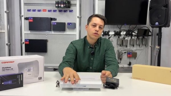 Распаковка и обзор уличной WiFi точки доступа CF-E312A V2 от COMFAST