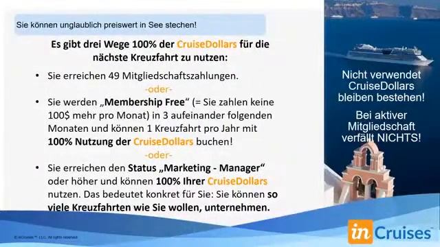 Презентация InCruises на немецком языке Präsentation in deutscher Sprache смотреть онлайн