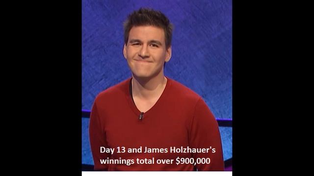 4/22/19 Jeopardy James Holzhauer Winnings over $900,000 смотреть онлайн
