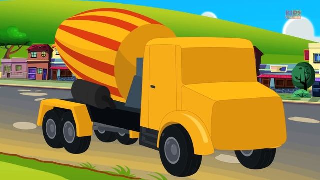 Kids Channel Cement Mixer | Vehicles For Kids | Trucks For Kids | Kids Video
