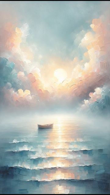 Одиночество (стиль картины: #импрессионизм) #232