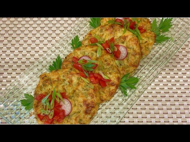 Творожно сырные лепешки с зеленью смотреть онлайн