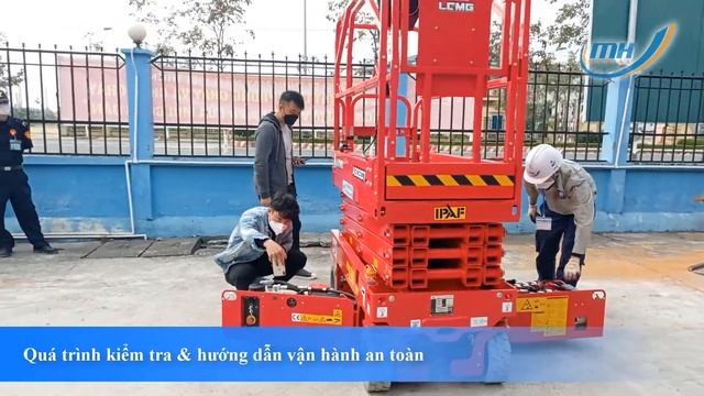 Bán xe nâng người cho CÔNG TY TNHH MAY MẶC VIỆT THIÊN - Vĩnh Phúc || LGMG AS0607 dạng cắt kéo 8m смотреть онлайн
