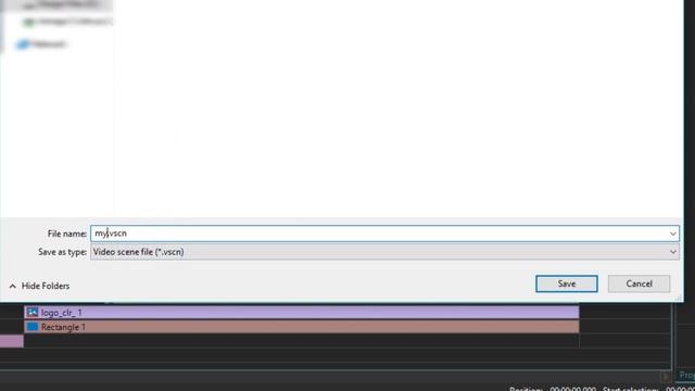How To Save A Video Intro Template In VSDC