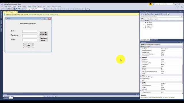How To Create Geometry Calculator in Visual Basic, VB.Net | Beginners| Casteeve | SDCTech | смотреть онлайн