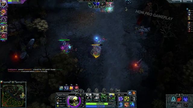 HoN PUPPET MASTER 23 Kills by `worwae` - Rank Diamond смотреть онлайн