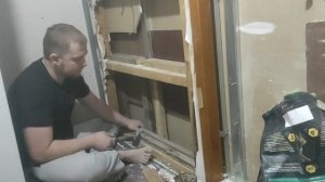 усилил гипсокартонавую стену под телевизор.