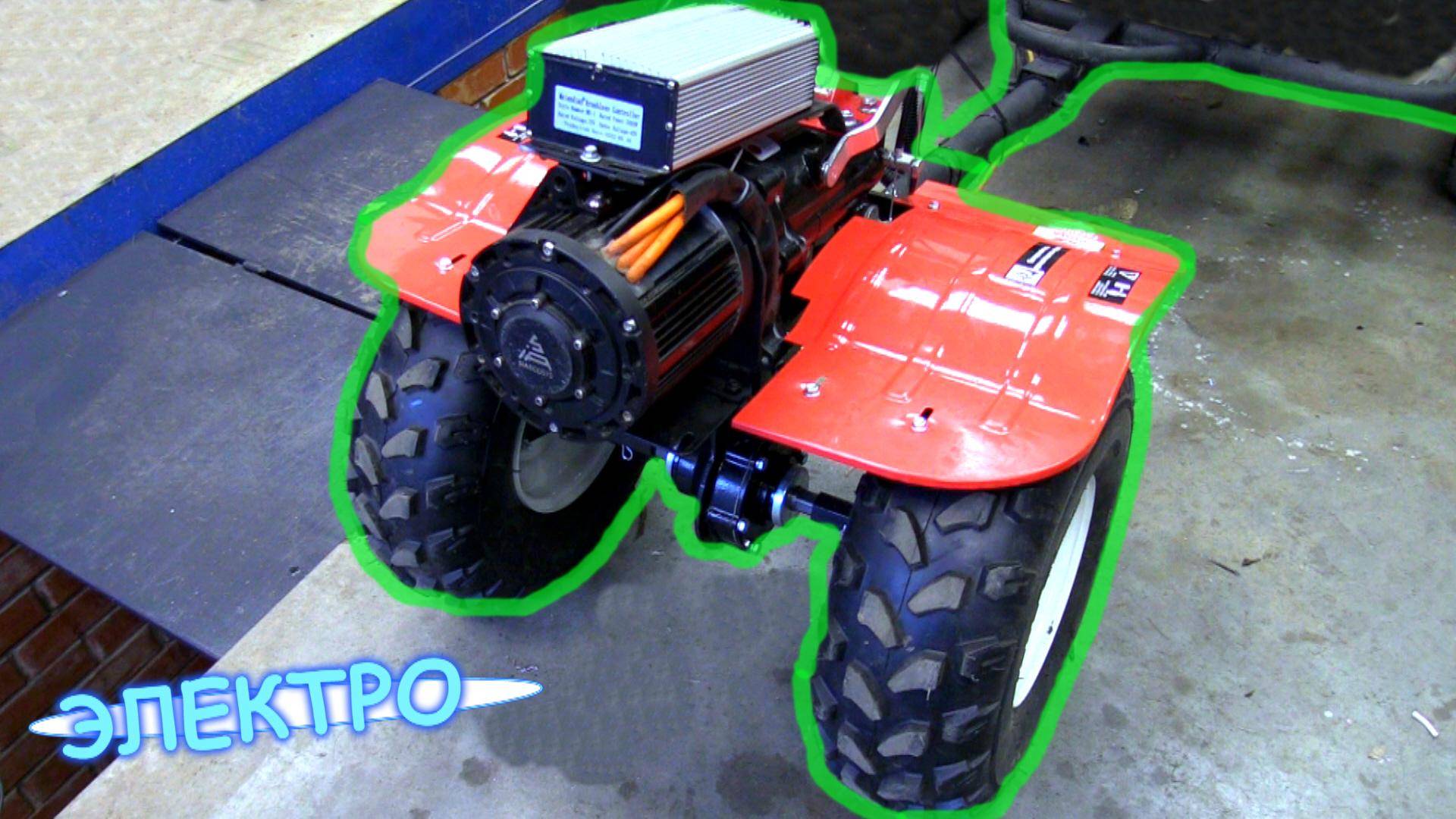 ЭЛЕКТРО мотоблок большой мощности, своими руками! смотреть онлайн