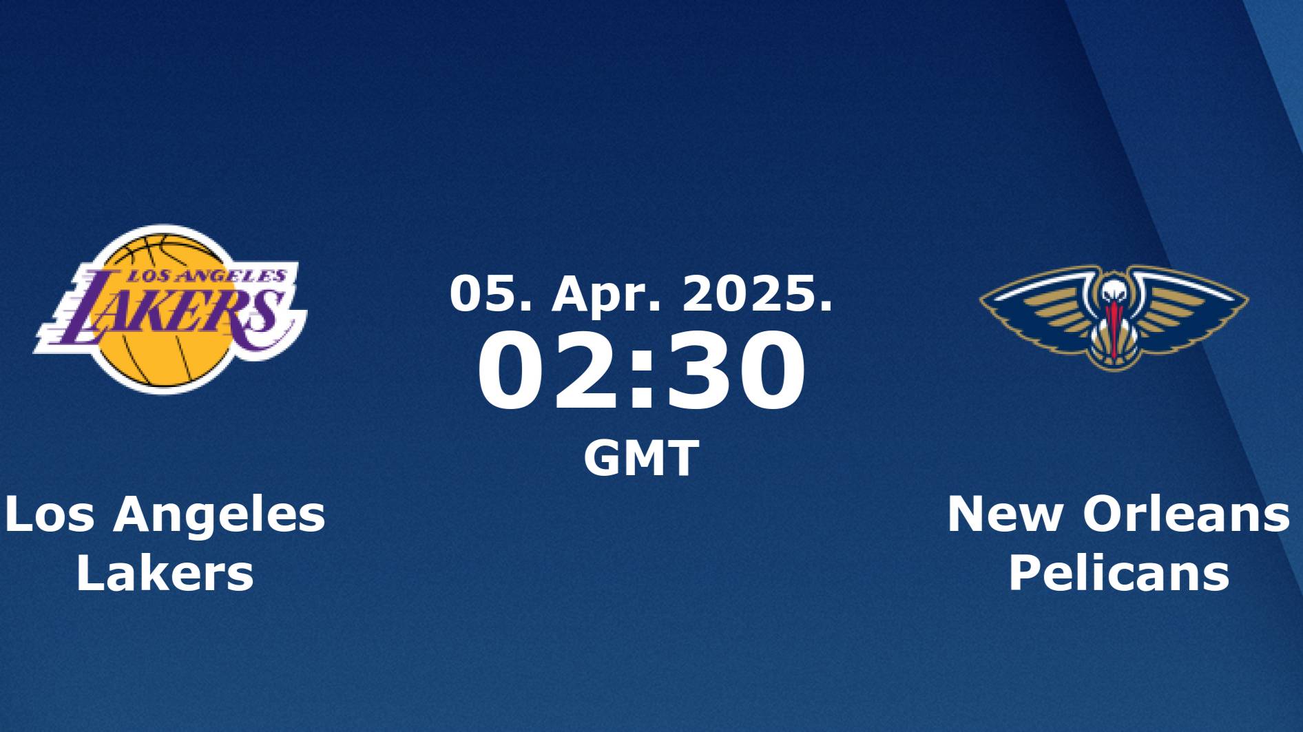 04.04.2025 | Лос-Анджелес Лейксерс — Нью-Орлеан Пеликанс | Lakers At Pelicans