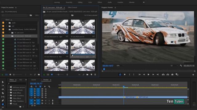 LENS ZOOM TRANSITIONS FOR ADOBE PREMIERE PRO - FREE PRESET смотреть онлайн