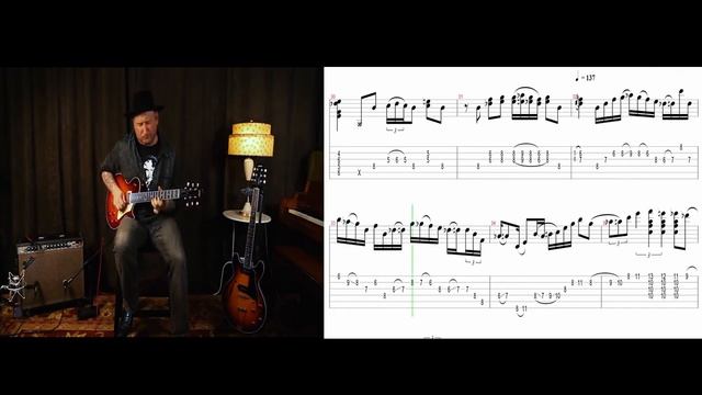 Josh Smith - Clean Blues Shuffle tab смотреть онлайн