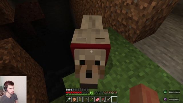 Minecraft:#20 Выживание, Ловлю рыбу топором, проверил пещеру! смотреть онлайн