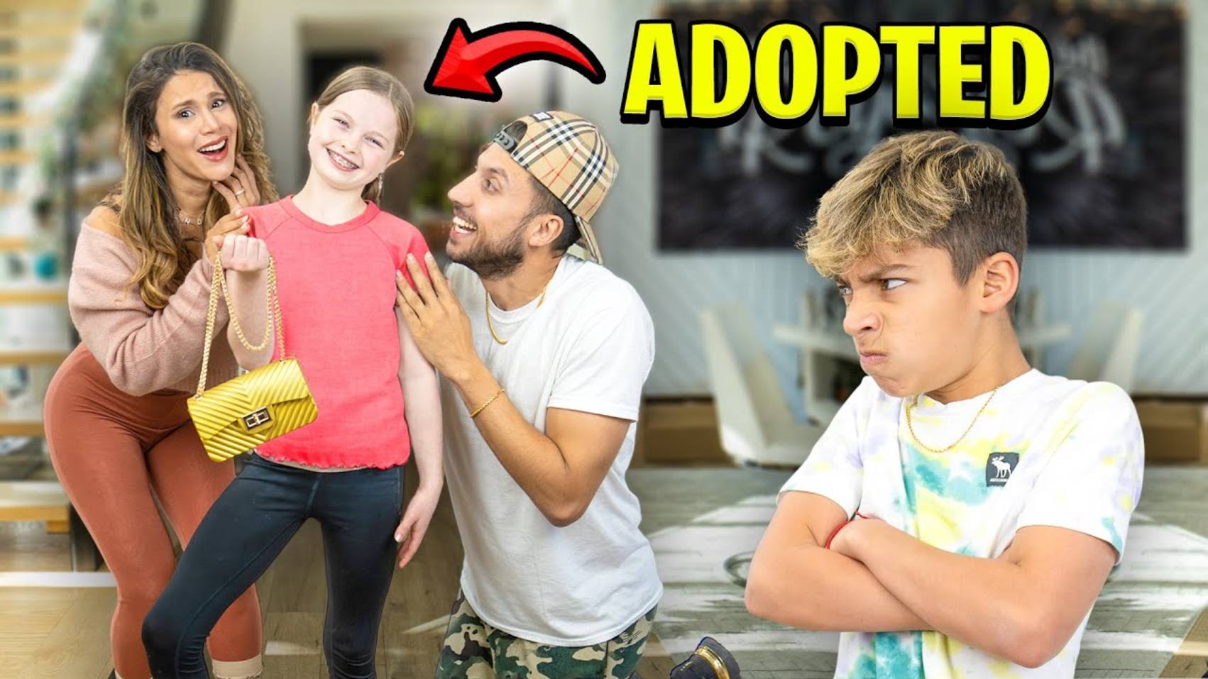 We ADOPTED a GIRL, But Our SON Gets JEALOUS! ft/ Jordan Matter смотреть онлайн