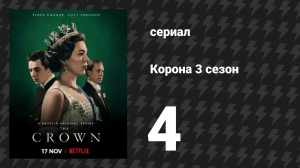 Корона 3 сезон 4 серия «Баббикинс» (сериал, 2019)