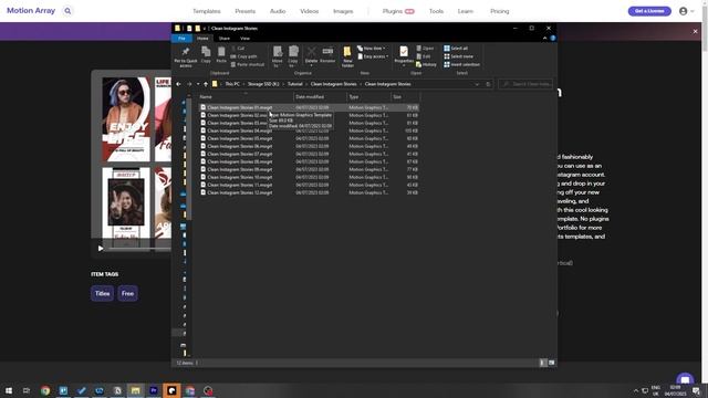 Motion Array Templates Tutorial | How to Use Templates on Motion Array смотреть онлайн