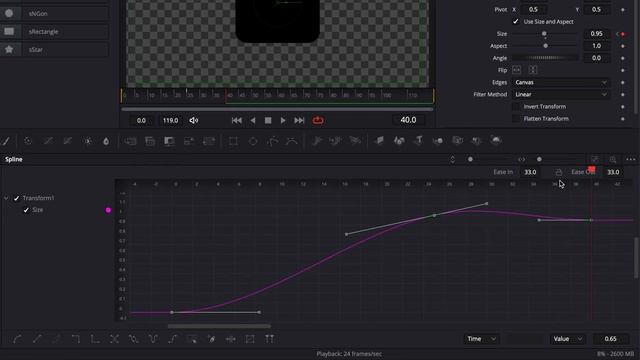 Elastic Curve Animation in Davinci Resolve смотреть онлайн