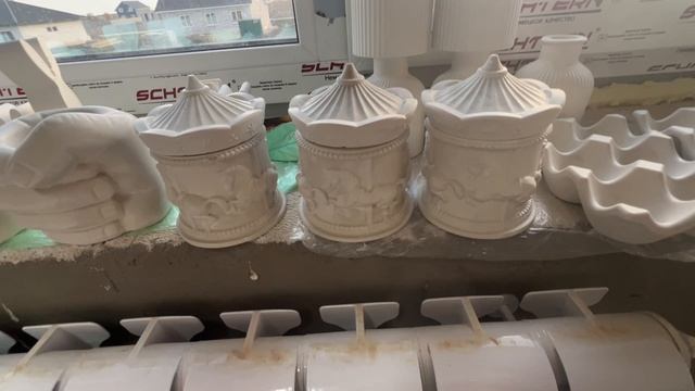 Новые формочки для гипса. Декор впечатлил смотреть онлайн