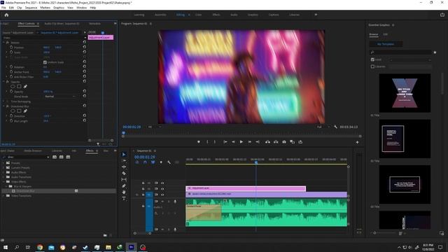 Quick Camera Shake Effect | Adobe Premiere Pro tutorial смотреть онлайн