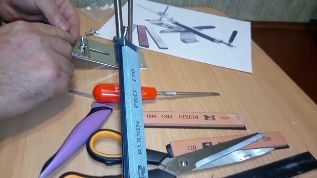 Китайская точилка ножей за 20 дол., эльбор-брусок за 35дол, хоны по 20(Китай) и 400 долларов США. смотреть онлайн