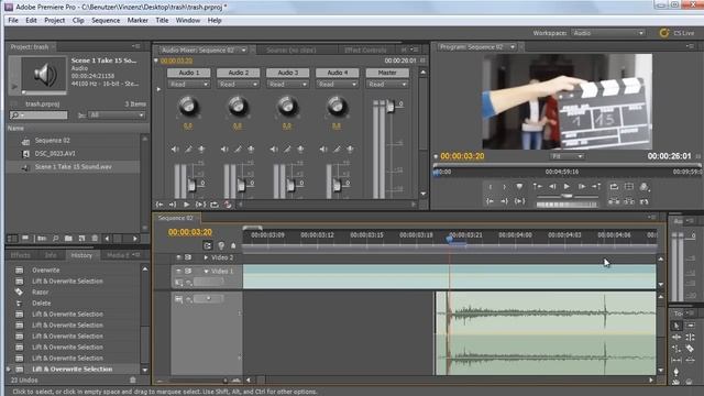 Ton Perfekt Synchronisieren - Premiere Cs4, Cs5, Cs5.5, Cs6 & CC - Tutorial - Deutsch
