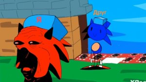 Мы с другом в Майнкрафте