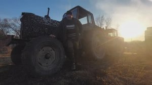 Запуск и поездка на МТЗ за щебнем и камнями!