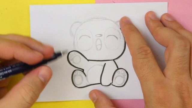 Hur man ritar pandabjörn Kawaii смотреть онлайн