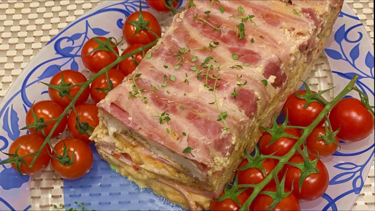 Куриный рулет с ветчиной и сыром смотреть онлайн