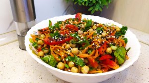 ПОСТНЫЙ Салат вкусный и сытный.