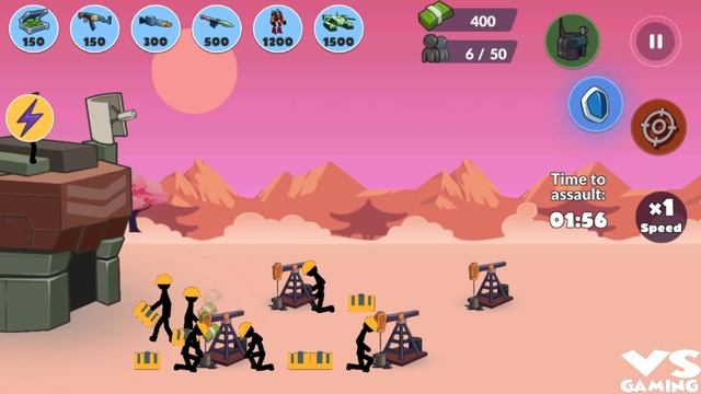 Stick War World War VS Stick War Modern War - Stickman Games - Android & IOS смотреть онлайн
