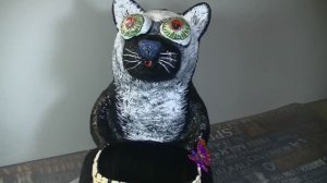 Кот органайзер  из папье-маше -  креативный DIY проект.