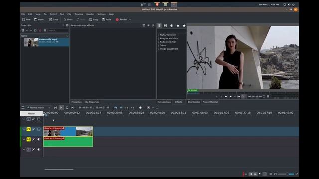 6 - Video Effects 2 - Kdenlive Tutorial 2020 смотреть онлайн