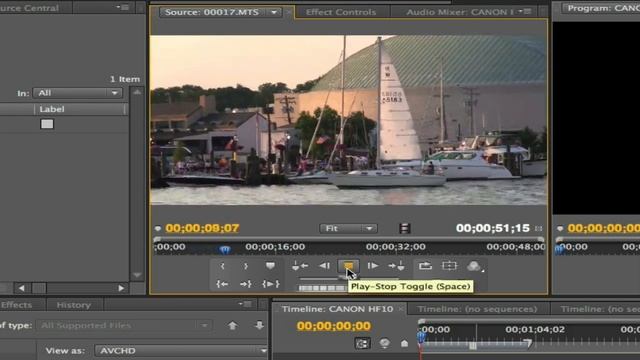 Adobe Premiere Pro CS4 & AVCHD 1of3