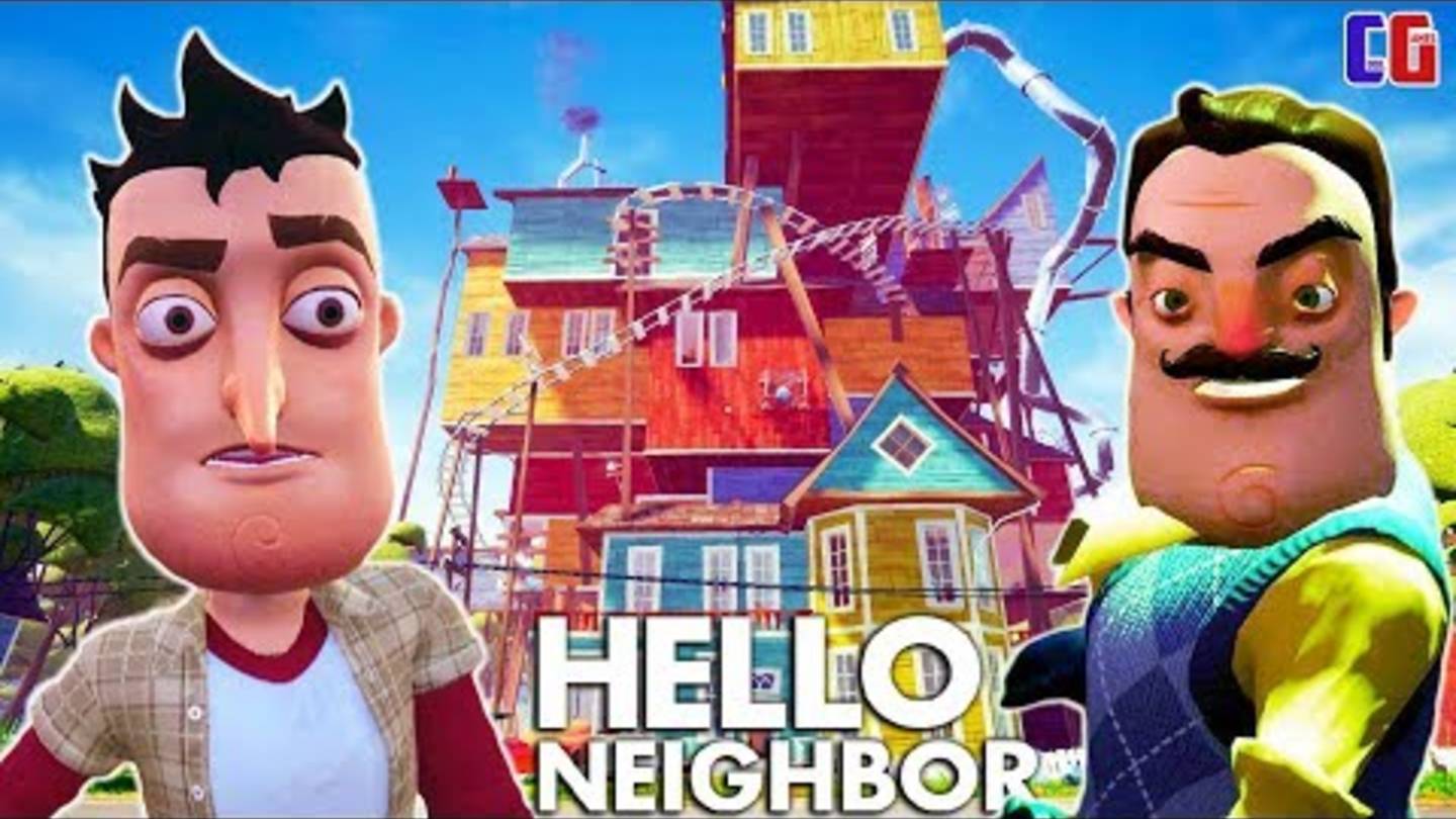 НОВЫЙ ДОМ и НОВЫЕ ТАЙНЫ ПРИВЕТ СОСЕД! Мультяшная хоррор игра Hello Neighbor АКТ 3 Начало смотреть онлайн