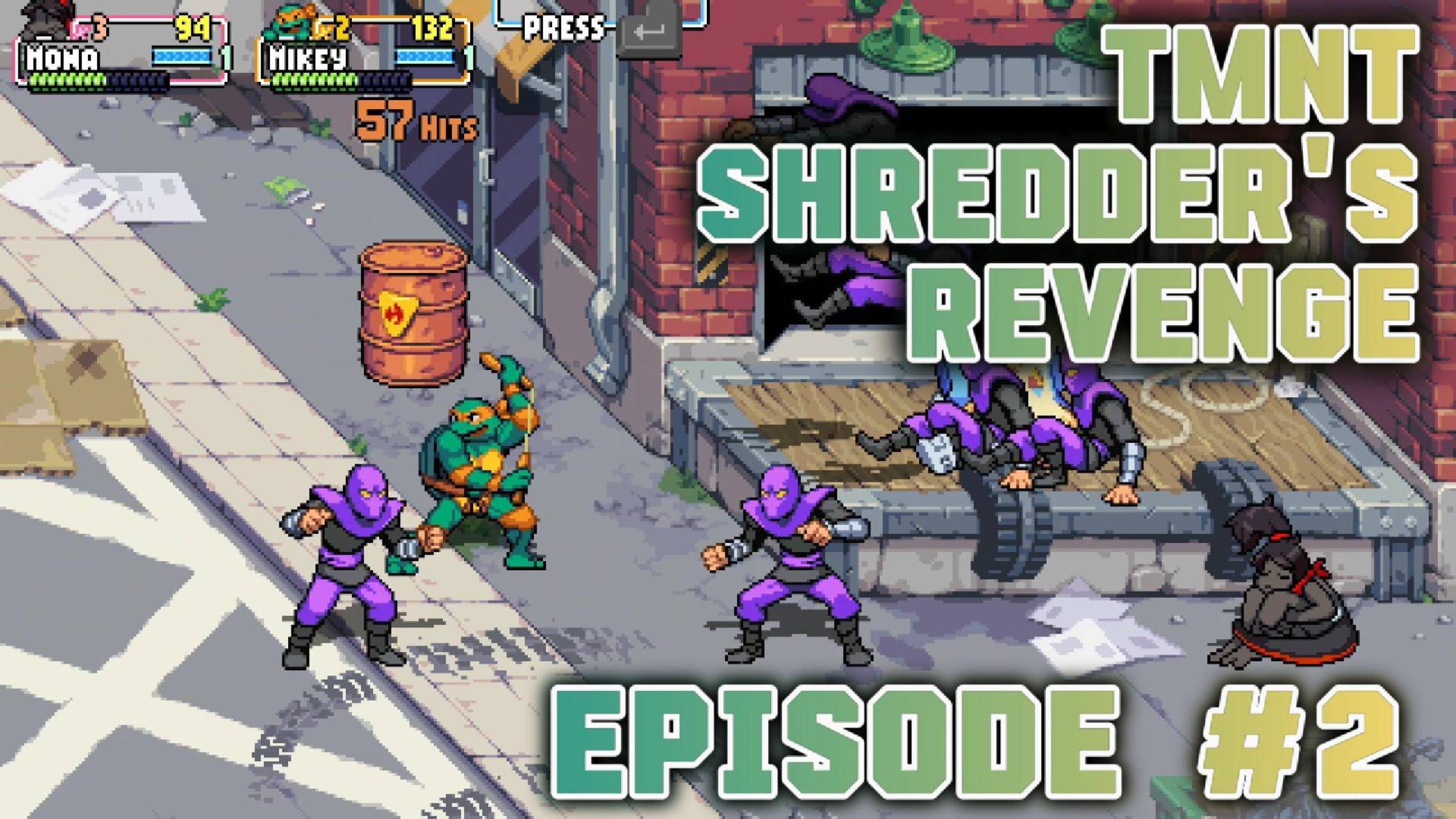 TMNT Shredder's Revenge Кооператив Episode #2 смотреть онлайн